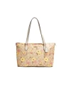 กระเป๋าสะพายไหล่ COACH CH727 GALLERY TOTE IN SIGNATURE CANVAS WITH FLORAL CLUSTER PRINT (IMOT4)