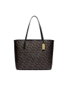 กระเป๋าสะพายไหล่ COACH CF342 CITY TOTE WITH SIGNATURE MONOGRAM PRINT (IMBLK)