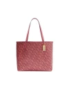 กระเป๋าสะพายไหล่ COACH CF342 CITY TOTE WITH SIGNATURE MONOGRAM PRINT (IMROU)