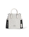 กระเป๋าสะพายข้าง COACH CP011 NORTH SOUTH MINI TOTE IN SIGNATURE CANVAS (SVVS5)