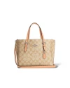 กระเป๋าสะพายข้าง COACH C4250 MOLLIE TOTE BAG 25 IN SIGNATURE CANVAS (SVX1W)				