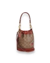 กระเป๋าสะพาย COACH CW300 MINI BUCKET BAG IN SIGNATURE CANVAS WITH STICKER PRINT (IMTAM)				