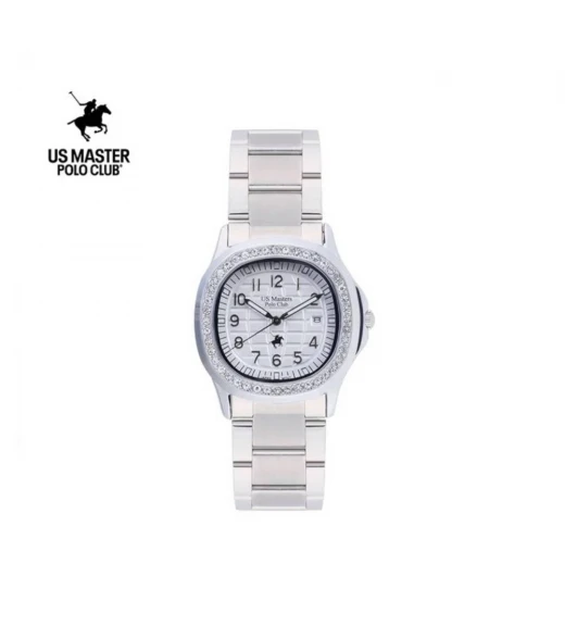 นาฬิกา US MASTERS POLO CLUBEMPIRE DIAMOND DATE 38MM WHITE	