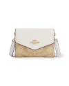 กระเป๋าสตางค์ COACH CU172 MINI ENVELOPE WALLET WITH STRAP IN SIGNATURE CANVAS (IMDQC)				