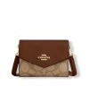 กระเป๋าสตางค์ COACH CU172 MINI ENVELOPE WALLET WITH STRAP IN SIGNATURE CANVAS (IME74)				