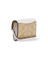 กระเป๋าสตางค์ COACH CU172 MINI ENVELOPE WALLET WITH STRAP IN SIGNATURE CANVAS (IMDQC)				