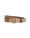 เข็มขัดผู้หญิง COACH CX057 SIGNATURE BUCKLE BELT, 25 MM (IMXHE)				