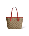 กระเป๋าสะพายข้าง COACH CN733 MINI CITY TOTE IN SIGNATURE CANVAS (SVUC3)				