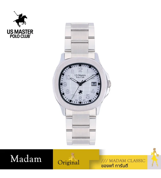 นาฬิกา US MASTER POLO CLUBEMPIRE CLASSIC DATE 40MM WHITE USM-DD42	