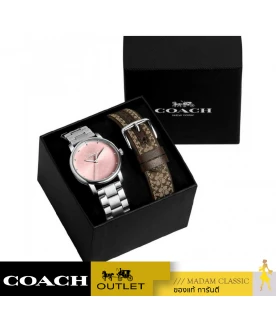 นาฬิกาข้อมือ COACH Grand Women's Watch & Strap Gift Set, 36mm 