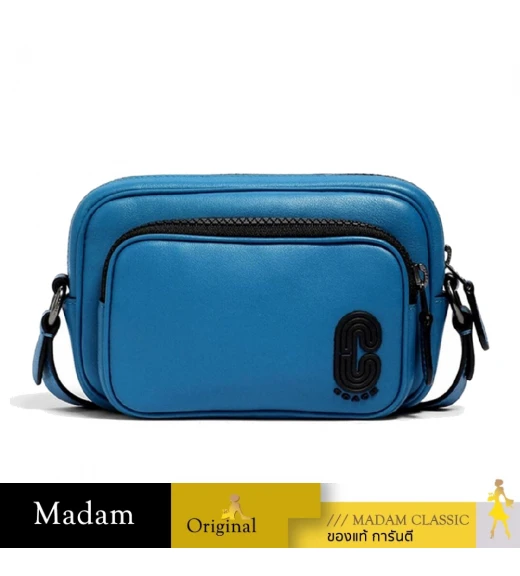 กระเป๋าสะพายข้าง COACH 1578 MINI EDGE DOUBLE POUCH CROSSBODY WITH COACH PATCH (QBEP4)