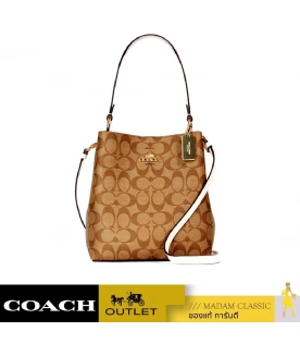 กระเป๋าสะพายข้าง COACH 2312 SMALL TOWN BUCKET BAG IN SIGNATURE CANVAS (IMRO8)