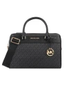 กระเป๋าสะพายข้าง Michael Kors 35S2GTFU2B MICHAEL KORS JET SET TRAVEL MEDIUM DUFFLE SATCHEL SHOULDER CROSSBODY BAG  (BLACK)