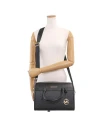 กระเป๋าสะพายข้าง Michael Kors 35S2GTFU2B MICHAEL KORS JET SET TRAVEL MEDIUM DUFFLE SATCHEL SHOULDER CROSSBODY BAG  (BLACK)