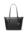 กระเป๋าสะพายไหล่ Michael Kors 35T0SCFT3B CHARLOTTE TOTE IN SIGNATURE CANVAS  (BLACK)