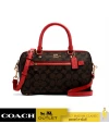 กระเป๋าสะพายข้าง COACH 83607 ROWAN SATCHEL IN SIGNATURE CANVAS (IMRVQ)