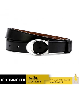 เข็มขัด COACH 83960 SIGNATURE BUCKLE BELT, 25MM (SVFD7S)