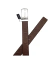 เข็มขัด COACH 91309 SKINNY BUCKLE CUT-TO-SIZE REVERSIBLE DRESS BELT, 32MM (SVFD2)