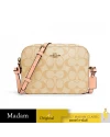 กระเป๋าสะพาย COACH 91677 MINI CAMERA BAG IN SIGNATURE CANVAS (IMTYF)