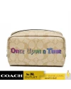 กระเป๋าเครื่องสำอาง COACH C1479 DISNEY X COACH SMALL BOXY COSMETIC CASE IN SIGNATURE CANVAS WITH ONCE UPON A TIME (SVOT8)