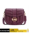 กระเป๋าสะพายข้าง COACH C2803 GEORGIE SADDLE BAG WITH QUILTING (IMBOY)