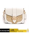 COACH C2806 GEORGIE SADDLE BAG IN SIGNATURE CANVAS (IMDQC)