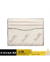 กระเป๋าใส่บัตร COACH C4287 SLIM ID CARD CASE WITH HORSE AND CARRIAGE DOT PRINT(QBCAH)