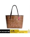 กระเป๋าสะพายไหล่ COACH C7243 CITY TOTE IN SIGNATURE CANVAS WITH DISCO STAR PRINT (IME7V)