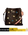 กระเป๋าสะพายข้าง COACH C7270 MINI TOWN BUCKET BAG IN SIGNATURE CANVAS WITH VINTAGE MINI ROSE PRINT (IMOSN)