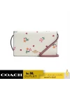 กระเป๋าสะพายข้าง COACH C7657 ANNA FOLDOVER CLUTCH CROSSBODY WITH HEART PETAL PRINT (IMCAH)