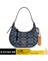 กระเป๋าสะพายข้าง COACH C8163 Kleo Hobo In Signature Chambray (IMDEI)