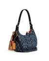 กระเป๋าสะพายข้าง COACH C8163 Kleo Hobo In Signature Chambray (IMDEI)