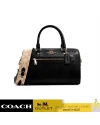 กระเป๋าสะพายข้าง COACH C8287 ROWAN SATCHEL WITH SIGNATURE CANVAS DETAIL (IMR19)