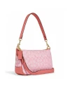 กระเป๋าสะพายข้าง COACH C8306 LONNIE BAGUETTE IN SIGNATURE JACQUARD (IMRRJ)