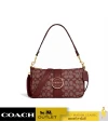 กระเป๋าสะพายข้าง COACH C8306 LONNIE BAGUETTE IN SIGNATURE JACQUARD (IMWIN)