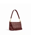 กระเป๋าสะพายข้าง COACH C8306 LONNIE BAGUETTE IN SIGNATURE JACQUARD (IMWIN)