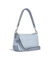 กระเป๋าสะพายข้าง COACH C8306 LONNIE BAGUETTE IN SIGNATURE JACQUARD (SVS9X)