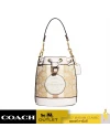 กระเป๋าสะพายข้าง COACH C8322 MINI DEMPSEY BUCKET BAG IN SIGNATURE JACQUARD WITH STRIPE AND COACH PATCH (IMDQC)