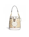 กระเป๋าสะพายข้าง COACH C8322 MINI DEMPSEY BUCKET BAG IN SIGNATURE JACQUARD WITH STRIPE AND COACH PATCH (IMDQC)