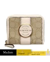 กระเป๋าสตางค์ COACH C8323 LONNIE SMALL ZIP AROUND WALLET IN SIGNATURE JACQUARD (IMDQC)