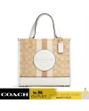 กระเป๋าสะพายข้าง COACH C8417 DEMPSEY TOTE 22 IN SIGNATURE JACQUARD WITH STRIPE AND COACH PATCH (IMDQC)