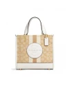 กระเป๋าสะพายข้าง COACH C8417 DEMPSEY TOTE 22 IN SIGNATURE JACQUARD WITH STRIPE AND COACH PATCH (IMDQC)