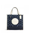 กระเป๋าสะพายข้าง COACH C8582 DEMPSEY TOTE 22 IN SIGNATURE JACQUARD WITH COACH PATCH (IMDEI)