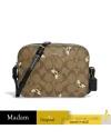 กระเป๋าสะพาย COACH C8671 MINI CAMERA BAG IN SIGNATURE CANVAS WITH BEE PRINT (IME7V)