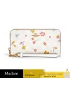 กระเป๋าสตางค์ COACH C8695 LONG ZIP AROUND WALLET IN SIGNATURE CANVAS WITH MYSTICAL FLORAL PRINT (IMCAH)