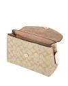 กระเป๋าสะพายข้าง COACH CA016 TAMMIE SHOULDER BAG IN SIGNATURE CANVAS WITH FLORAL WHIPSTITCH(IMOTV)