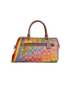 COACH CA615 ROWAN SATCHEL IN RAINBOW SIGNATURE CANVAS (IME7V)