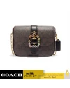 กระเป๋าสะพายข้าง COACH CE623 GEMMA CROSSBODY IN SIGNATURE CANVAS WITH JEWELED BUCKLE (IMOSN)