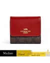 กระเป๋าสตางค์ COACH CE930 SMALL TRIFOLD WALLET IN BLOCKED SIGNATURE CANVAS (IMRVQ)