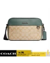 กระเป๋าสะพายข้าง COACH CH062 GRAHAM CROSSBODY IN COLORBLOCK SIGNATURE CANVAS  (QBVF5)